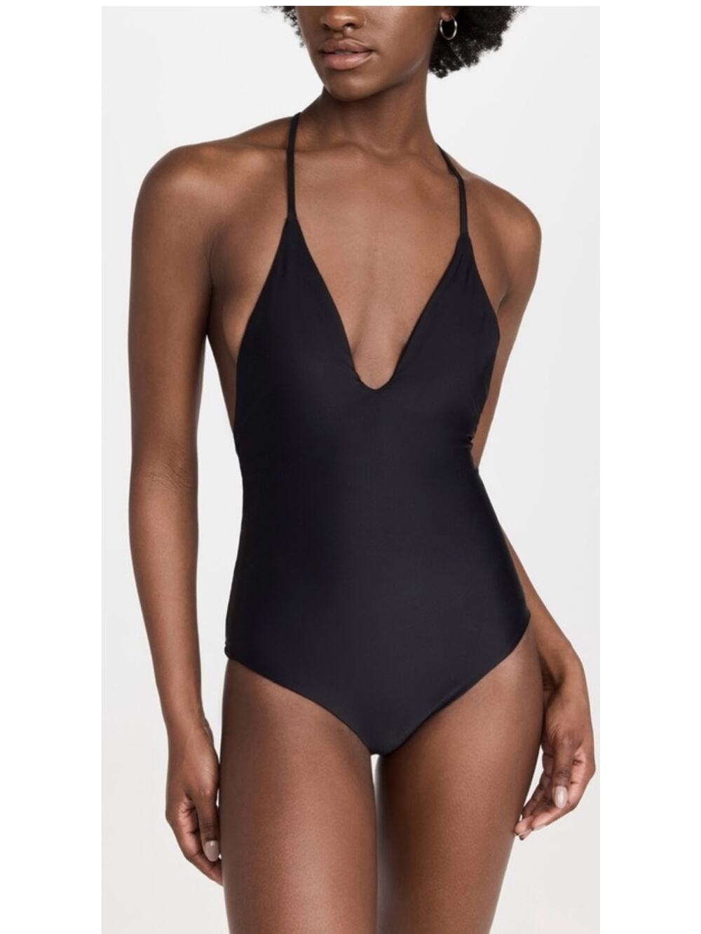 JADE SWIM Swimsuit Size Extra Small All In One Piece Black Matte NWT Swim Beach
